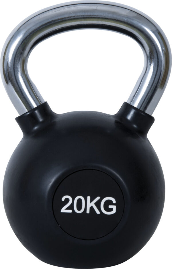 Kettlebell Rubber Cover Cr Handle 20Kg