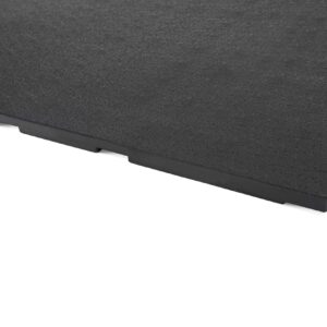 Λαστιχένιο Πάτωμα Original Πλακάκι 100x100cm 15mm Μαύρο