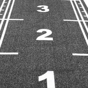 Χλοοτάπητας Sprint Track με Αρίθμηση Μήκους 10m Μαύρο 94479