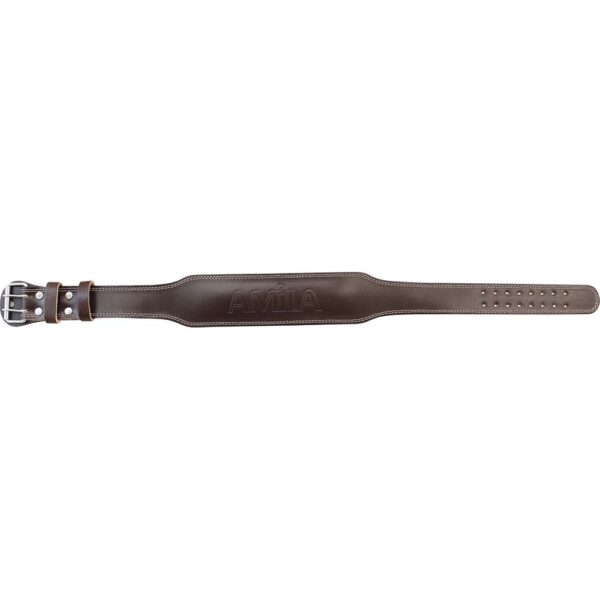 Amila Ζώνη Άρσης Βαρών AMILA Δερμάτινη Καφέ A Quality M 94902