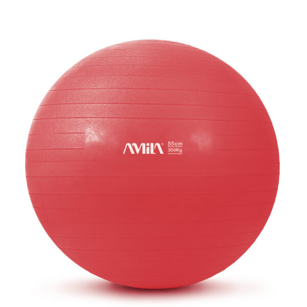 Μπάλα Γυμναστικής AMILA GYMBALL 55cm Κόκκινη