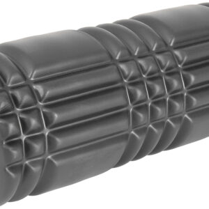 AMILA Foam Roller Plexus Φ14x33cm Μαύρο/Λάιμ