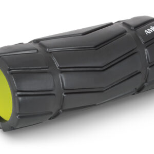 AMILA Foam Roller Arrow Φ14x33cm Μαύρο/Λάιμ
