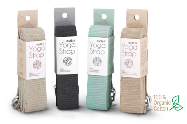 Ζώνη για Power Yoga AMILA Natural - Image 2