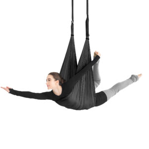Κούνια Yoga AMILA 40D (Less Elastic) 5m Μαύρη