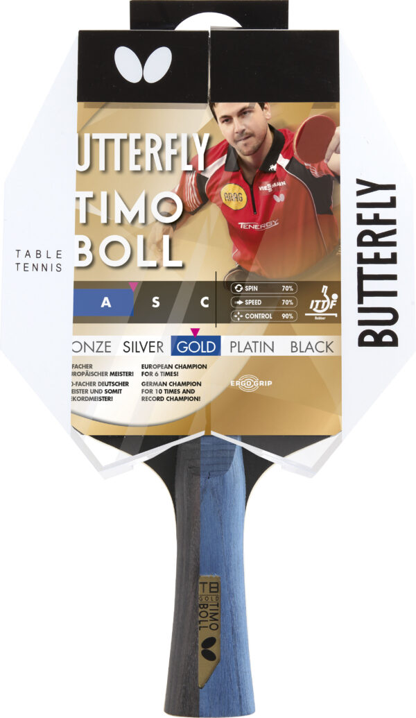 Ρακέτα Ping Pong Butterfly Timo Boll Gold 97202 - Image 2