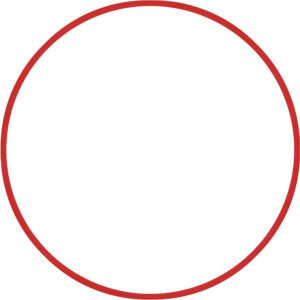 Χούλα-Χουπ HQ 60cm - Φ19mm - 230gr, Κόκκινο