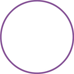 Χούλα-Χουπ HQ 60cm - Φ19mm - 230gr, Μωβ