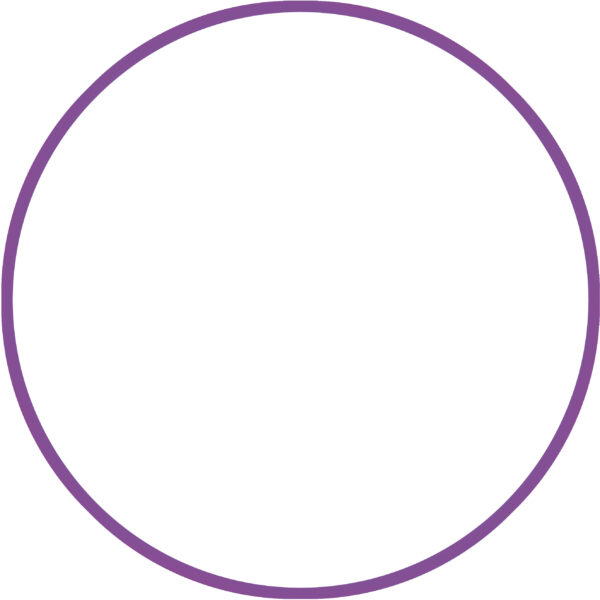 Χούλα-Χουπ HQ 60cm - Φ19mm - 230gr, Μωβ