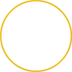 Χούλα-Χουπ HQ 60cm - Φ19mm - 230gr, Κίτρινο