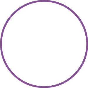 Χούλα Χουπ HQ 80cm - Φ19mm - 330gr, Μωβ