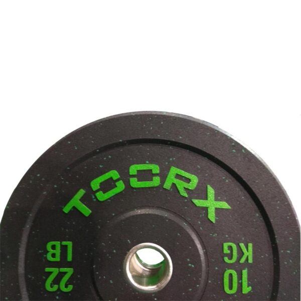 Ολυμπιακός Δίσκος Bumper Crumb 10kg 45cm Toorx - Image 3