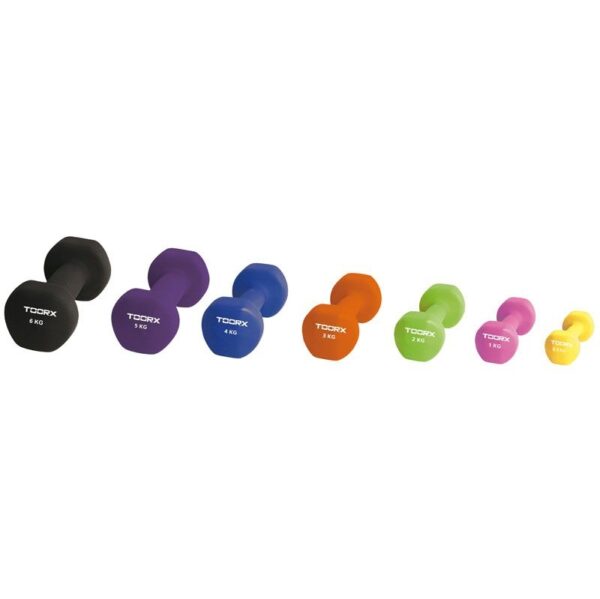 Βαράκι Neoprene 3kg Πορτοκαλί Toorx - Image 2