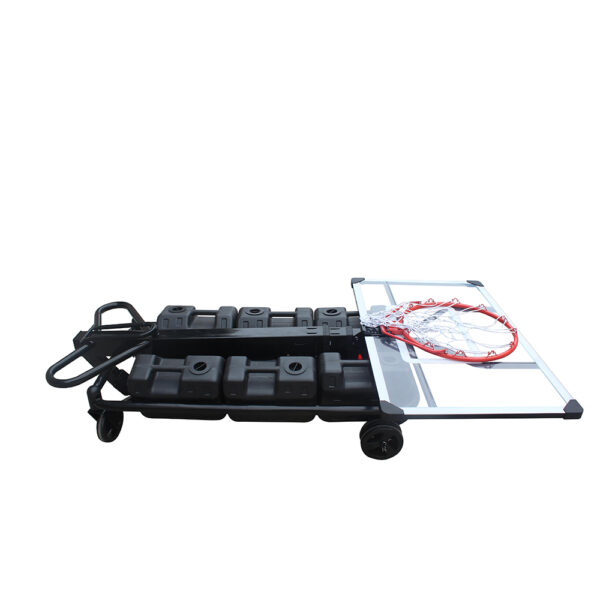 VIKING Foldable Pro Hoop Αναδιπλούμενη μπασκέτα  με βάση και ρυθμιζόμενο ύψος 130-305 εκ. - Image 2