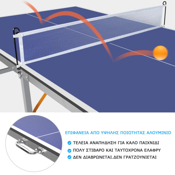 VIKING Τραπέζι Ping-Pong Αναδιπλούμενο Αλουμινίου - Image 2