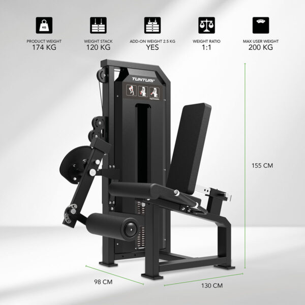 Tunturi Platinum Leg Extension Τετρακεφάλων Σειρά V - Image 2