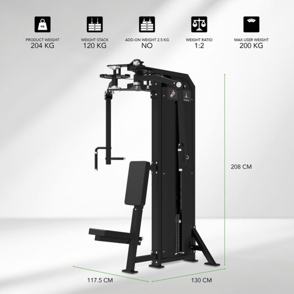 Tunturi Platinum Pec Fly Real Delt Πρέσα Στήθους Ώμων Δελτοειδών  Σειρά V - Image 2