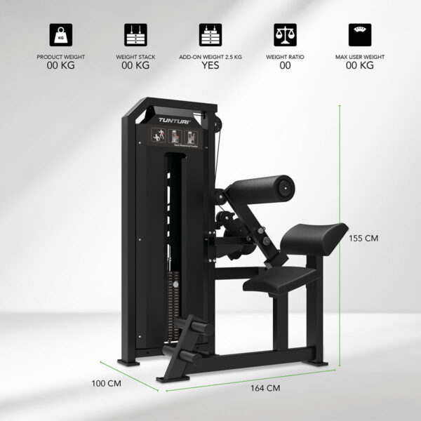 Tunturi Platinum Dual Back Abdominal Combo Κοιλιακών Ραχιαίων Σειρά V - Image 2