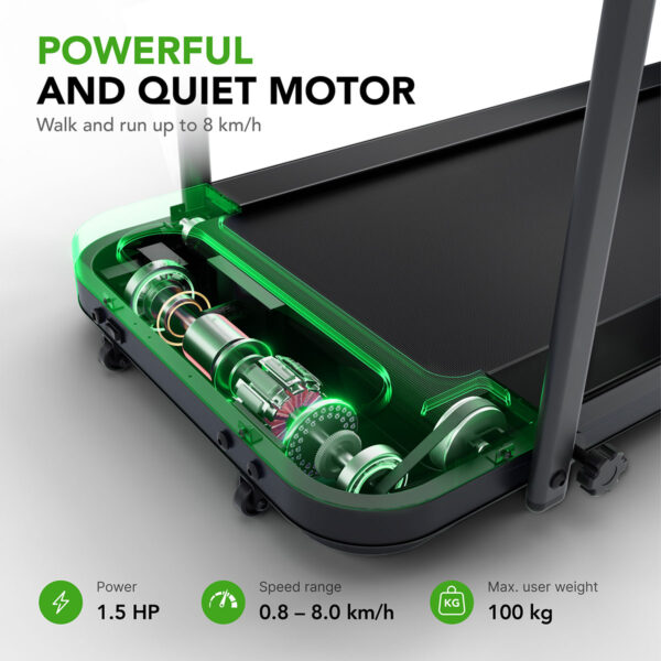 Tunturi Cardio Fit T5 Διάδρομος Γυμναστικής Walking Pad - Image 10
