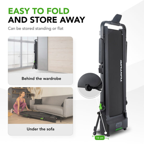 Tunturi Cardio Fit T10 Διάδρομος Γυμναστικής Walking Pad - Image 5