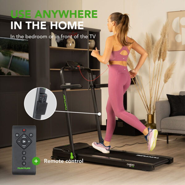 Tunturi Cardio Fit T10 Διάδρομος Γυμναστικής Walking Pad - Image 6