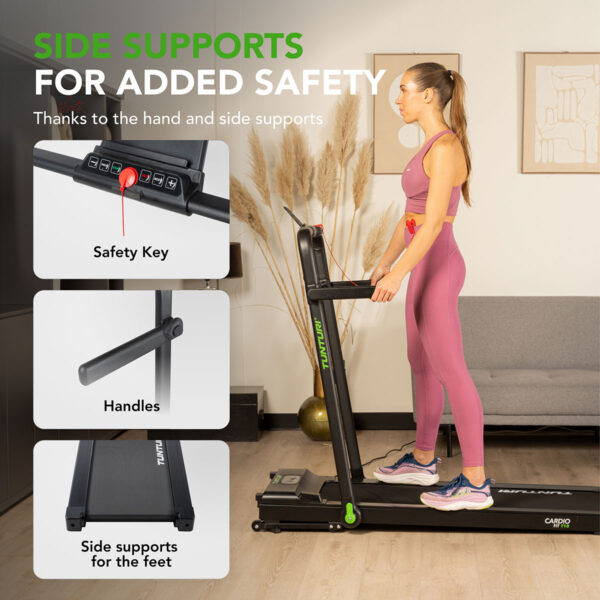 Tunturi Cardio Fit T10 Διάδρομος Γυμναστικής Walking Pad - Image 7