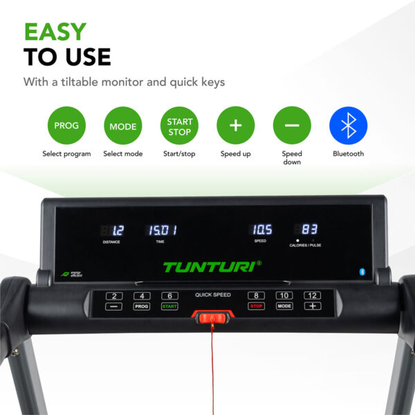 Tunturi Cardio Fit T25 Διάδρομος Γυμναστικής - Image 3