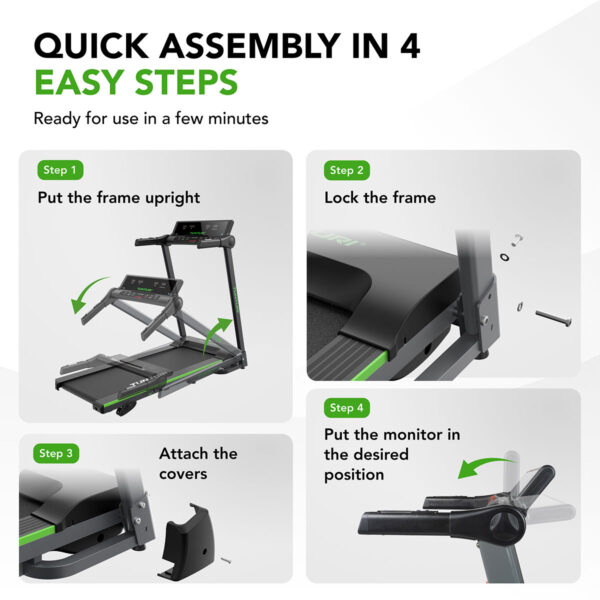 Tunturi Cardio Fit T25 Διάδρομος Γυμναστικής - Image 7