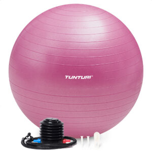 Tunturi Μπάλα Gymball 75cm Μωβ Anti Burst