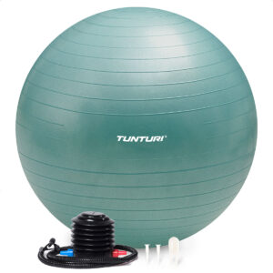 Tunturi Μπάλα Gymball 65cm Πετρόλ Anti Burst