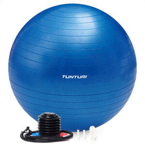 Tunturi Μπάλα Gymball 65cm Μπλε Anti Burst