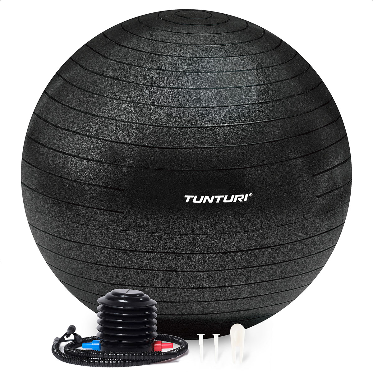 Tunturi Μπάλα Gymball 90cm Μαύρη Anti Burst