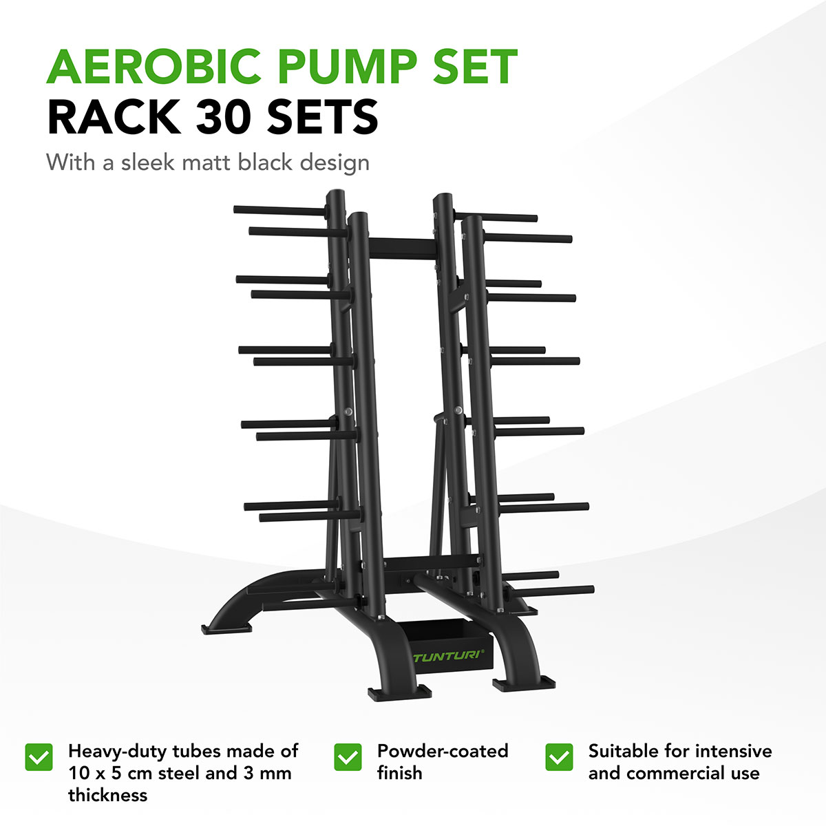 Tunturi βάση αποθήκευσης Rack για Aerobic Pump Σet Pro 30 σετ (1/2) - Image 2