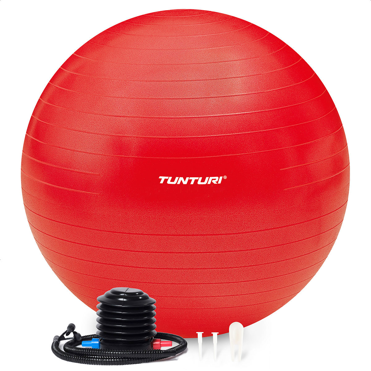 Tunturi Μπάλα Gymball 55cm, Κόκκινη, Anti Burst