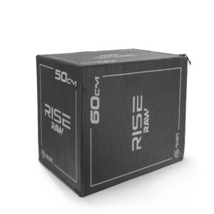Πλειομετρικό Κουτί Plyo Box Raw Rise 40x50x60 cm - Μαύρο