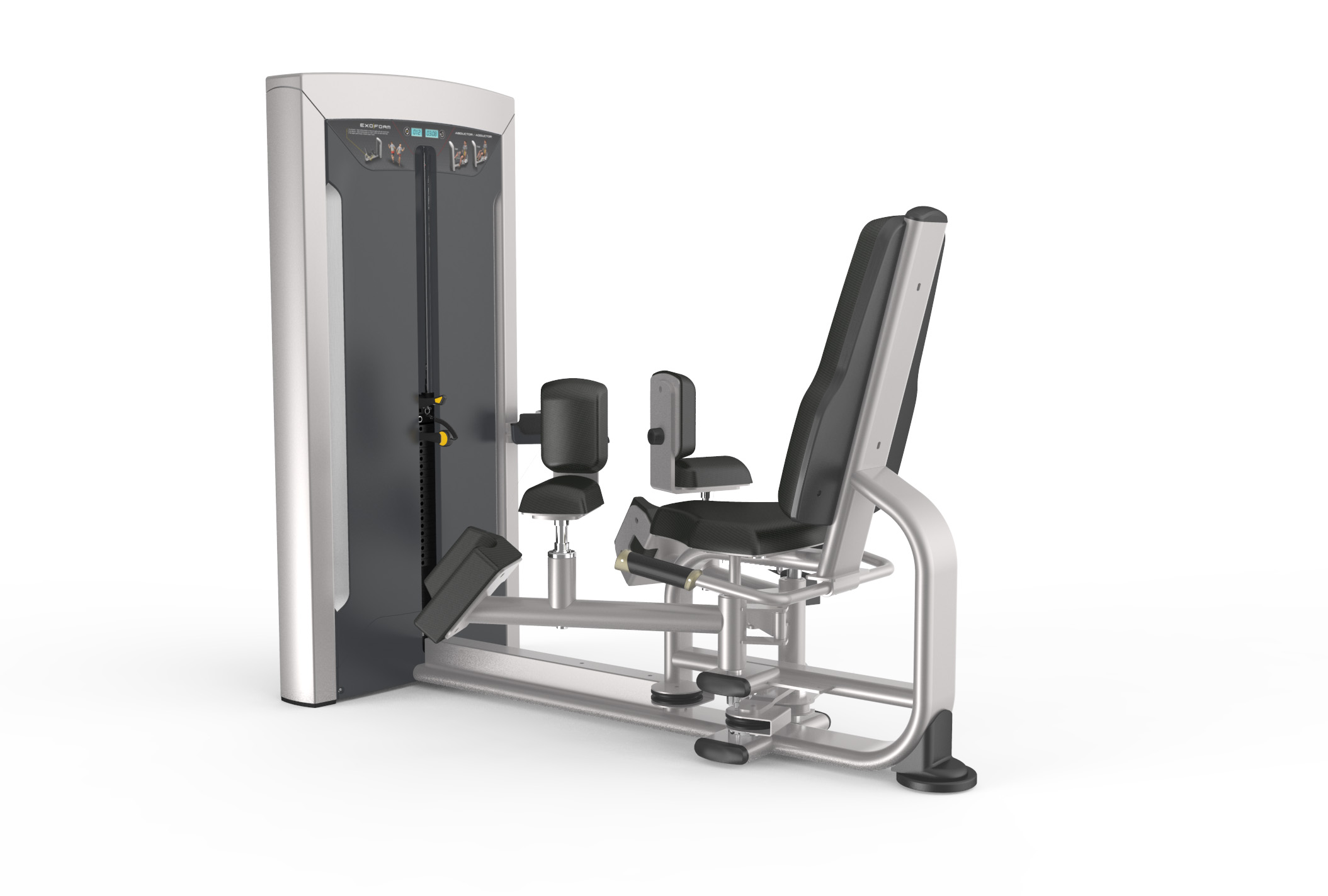 Impulse FE9708 Abductor Adductor Ασημί Μηχάνημα Προσαγωγών/Απαγωγών ( Χωρίς Βάρη) - Image 3
