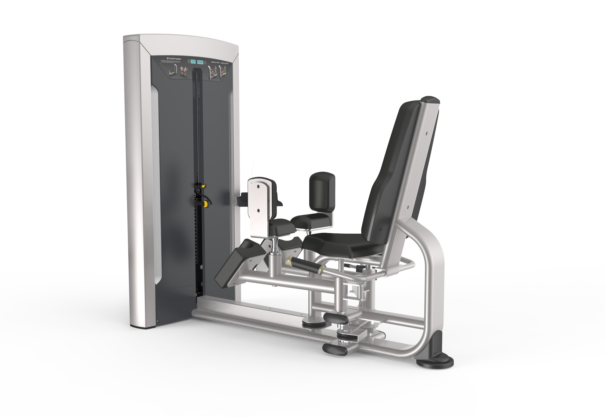 Impulse FE9708 Abductor Adductor Ασημί Μηχάνημα Προσαγωγών/Απαγωγών ( Χωρίς Βάρη) - Image 4