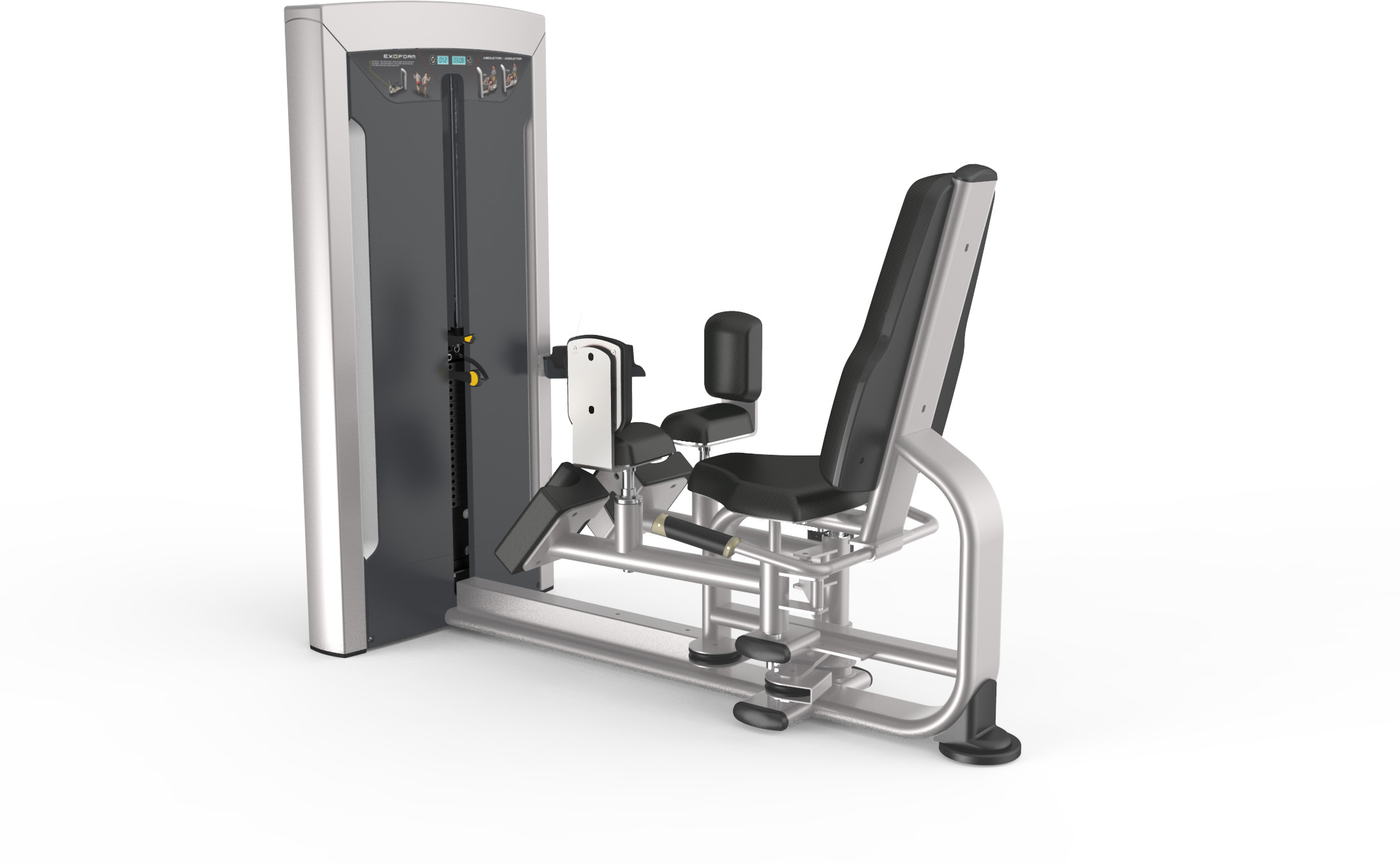 Impulse FE9708 Abductor Adductor Ασημί Μηχάνημα Προσαγωγών/Απαγωγών ( Χωρίς Βάρη) - Image 5