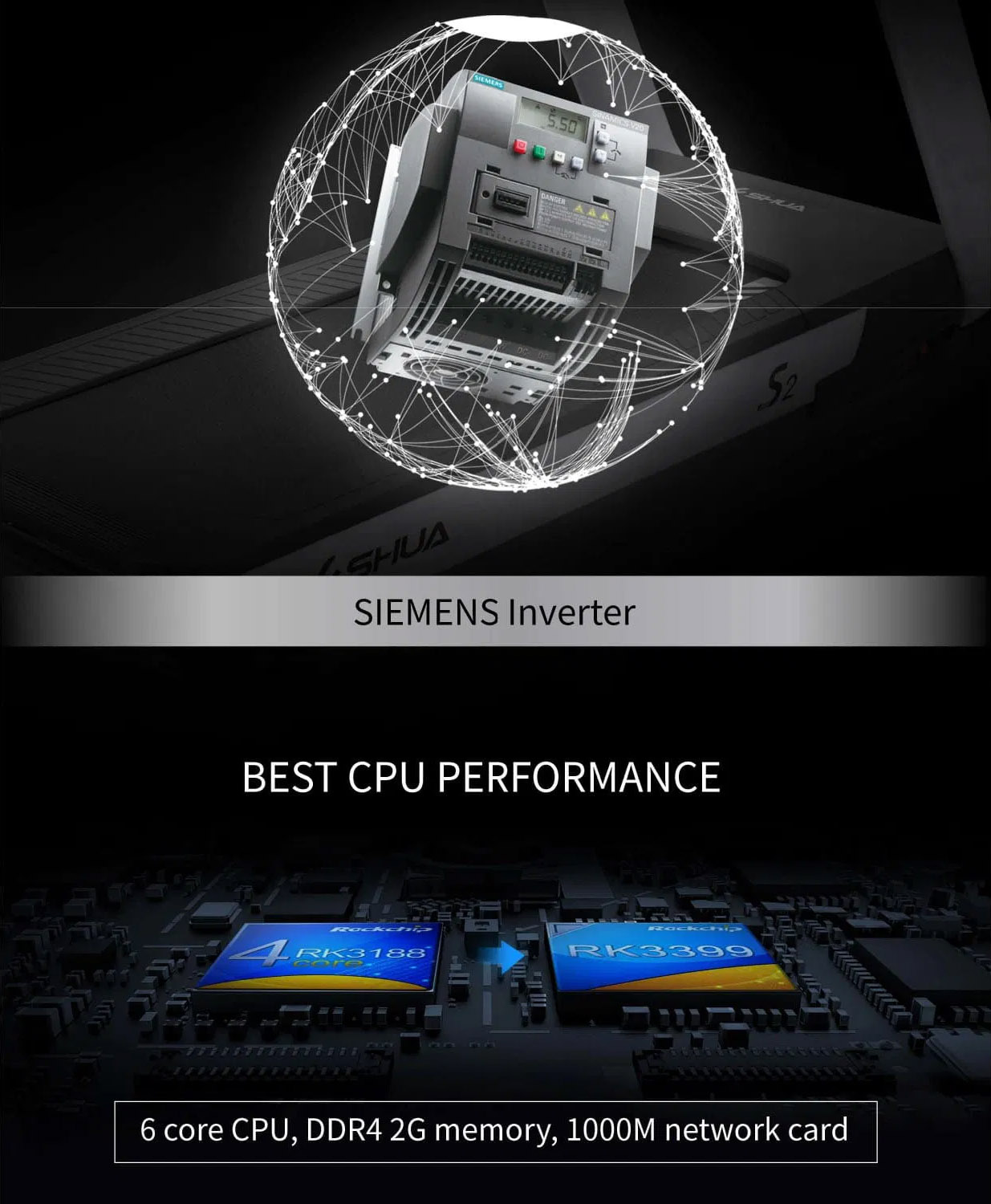 Επαγγελματικός Διάδρομος Γυμναστικής SHUA S-2 Siemens Inverter 7 AC MOTOR - Image 2