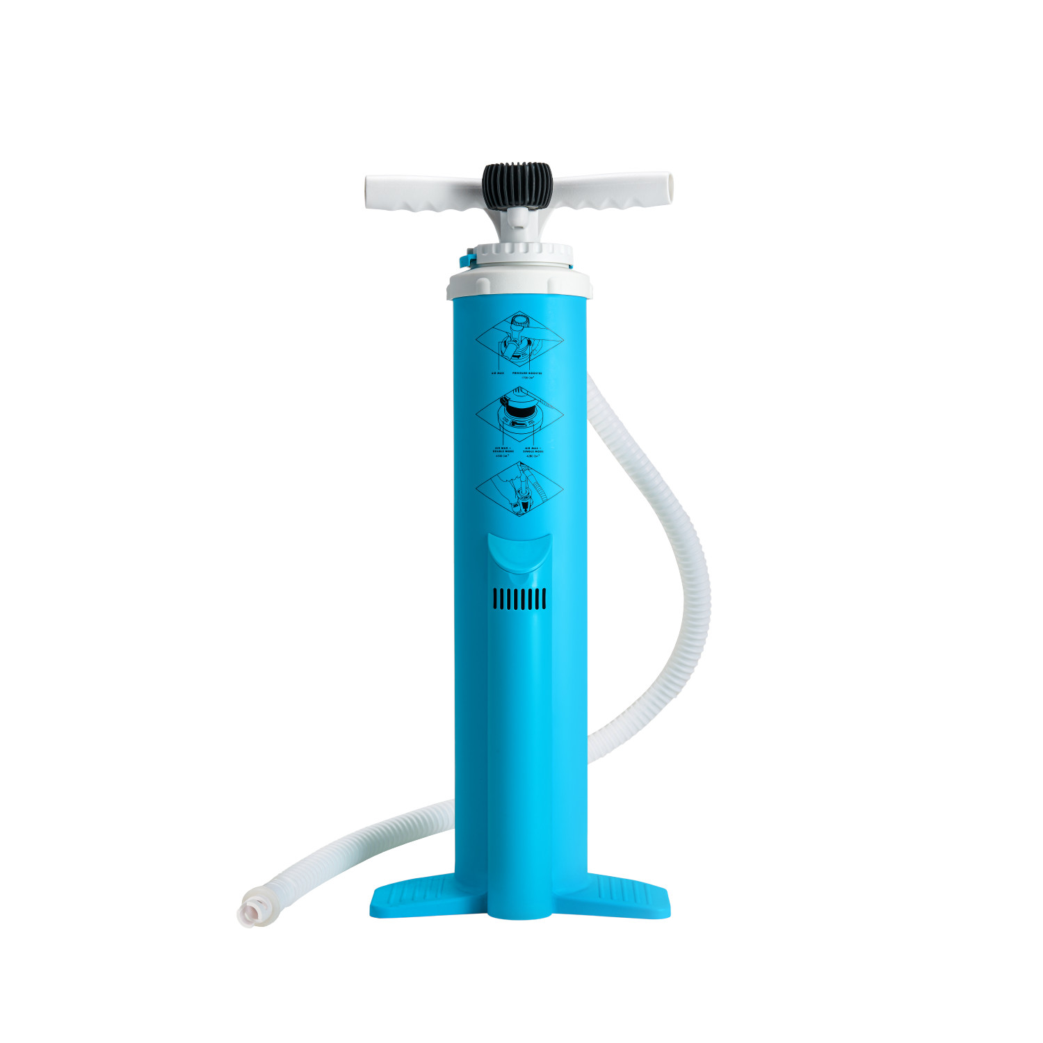 Τρόμπα χειρός MEGA PUMP TRIPLE με μανόμετρο (AQUATONE) - Image 2