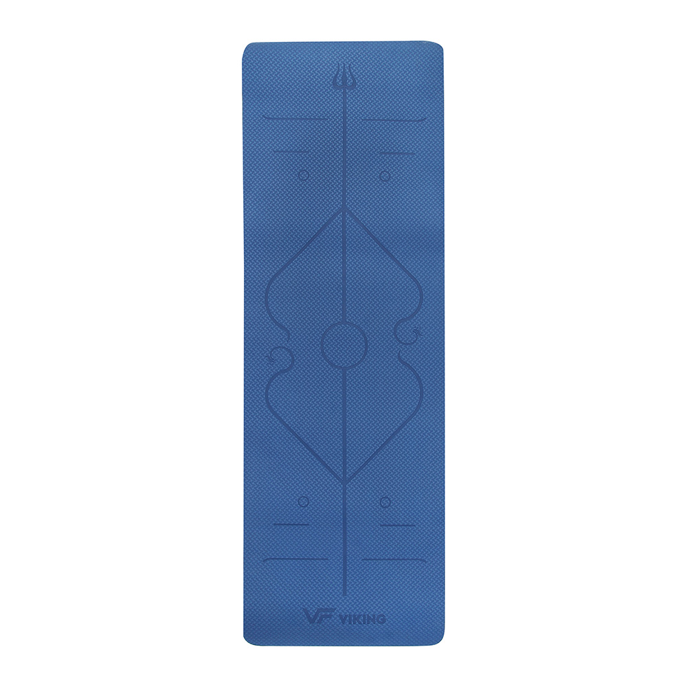 Viking Yoga / Pilates TPE Mat with Body Line Printing - Image 2