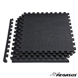 Δάπεδο προστασίας Puzzle EVA (Μαύρο) 1.2cm (Σετ 4τμχ) (Β-4300)